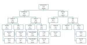Figure 2 shows a classification regression tree (CRT).